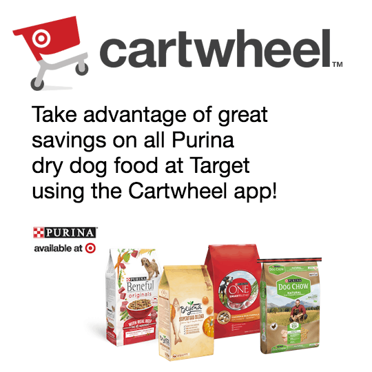Purina Savings All Month Long At Target When You Use CartWheel #FeedDogsPurina #ad