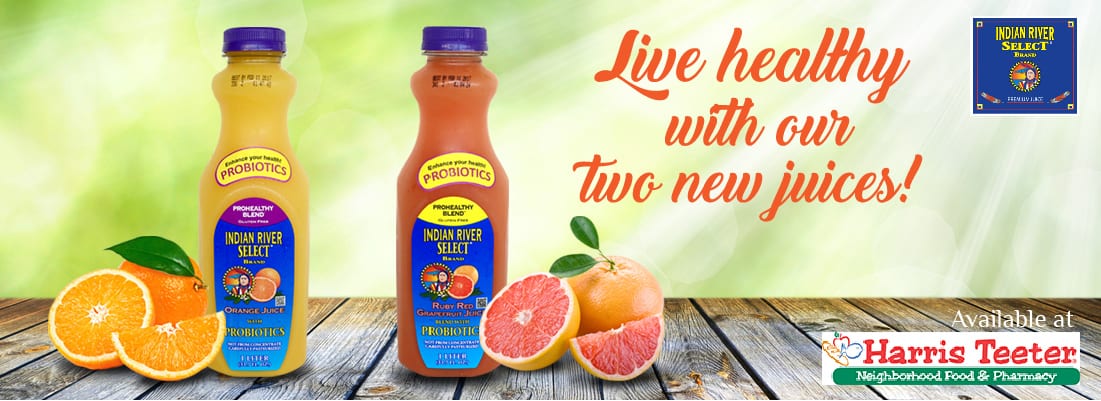 Indian River Select Brand Prohealthy Juice – Has Your Probiotic Health Needs available at Harris Teeter #ad