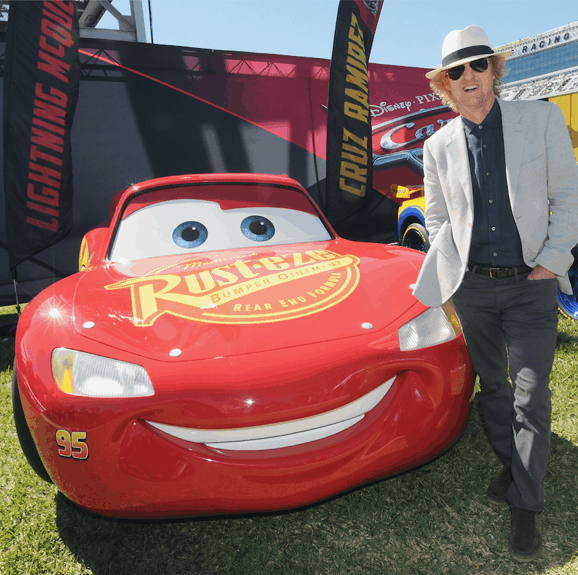 Owen Wilson At Daytona 500 And Cars 3 “Next Generation” Sneak Peek #Cars3