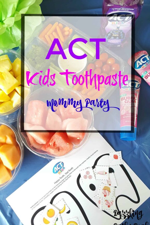 NEW ACT Kids Toothpaste Mommy Party AND Coupon #ad #ACTKidsToothpaste