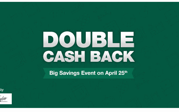 TopCashBack – Double Cashback Day