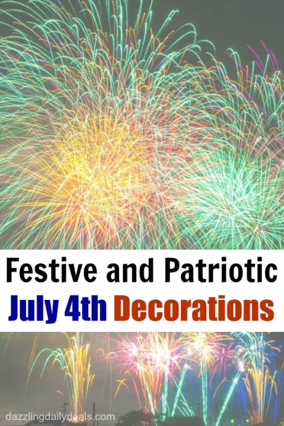Festive and Patriotic 4th of July Decorations Found At Amazon