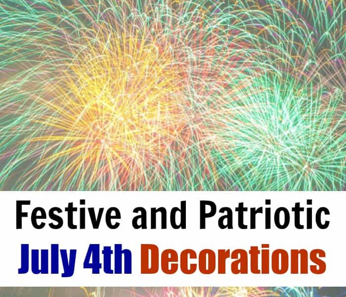 Festive and Patriotic 4th of July Decorations Found At Amazon
