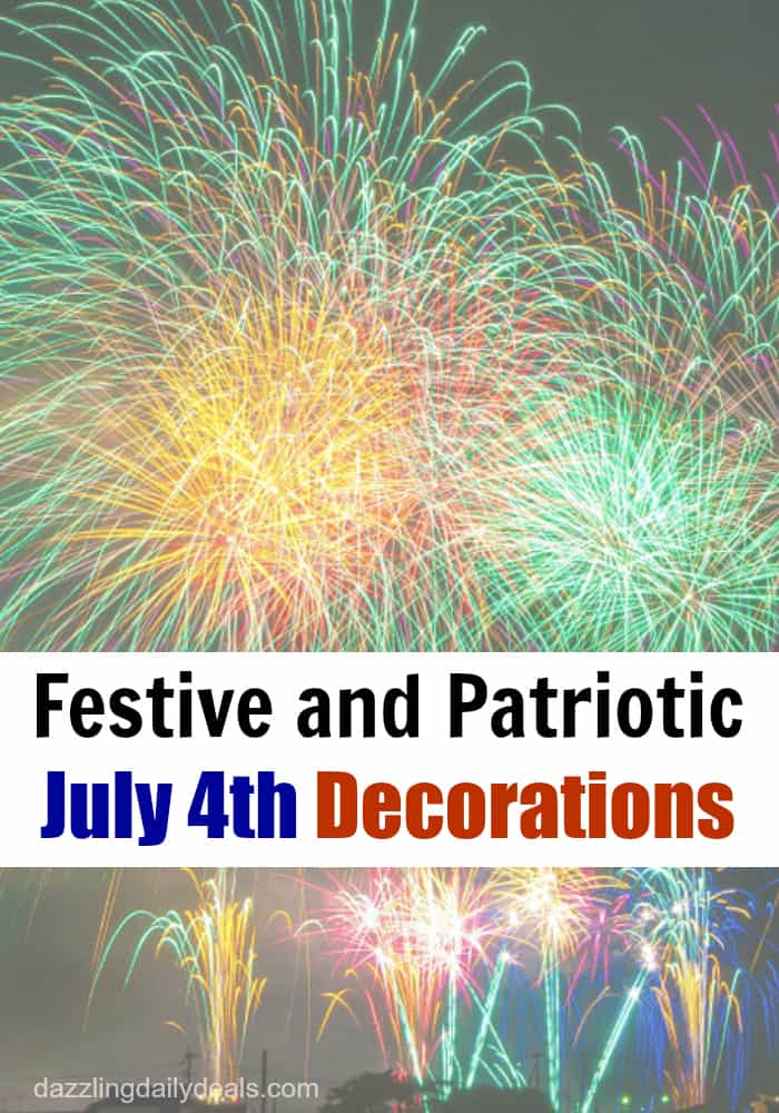Festive and Patriotic 4th of July Decorations Found At Amazon