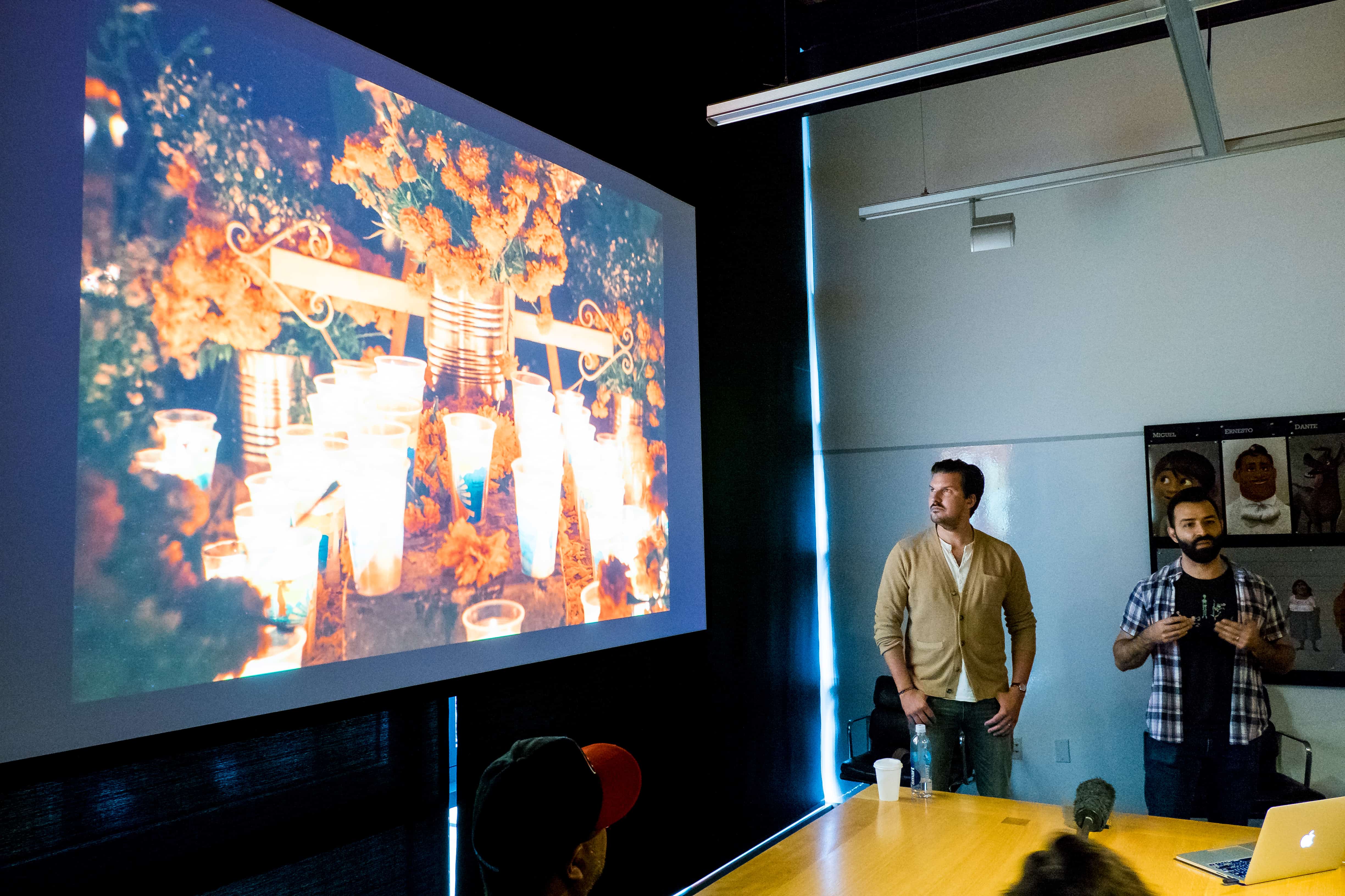 5 Fun facts about Coco and Dia de los Muertos #PixarCocoEvent Dean Kelly and Adrian Molina present at "Coco" Long Lead Press Day, which included a filmmaker roundtable, presentations about the music, story, characters and set designs of the film, on August 4, 2017 at Pixar Animation Studios in Emeryville, Calif. (Photo by Marc Flores / Pixar)