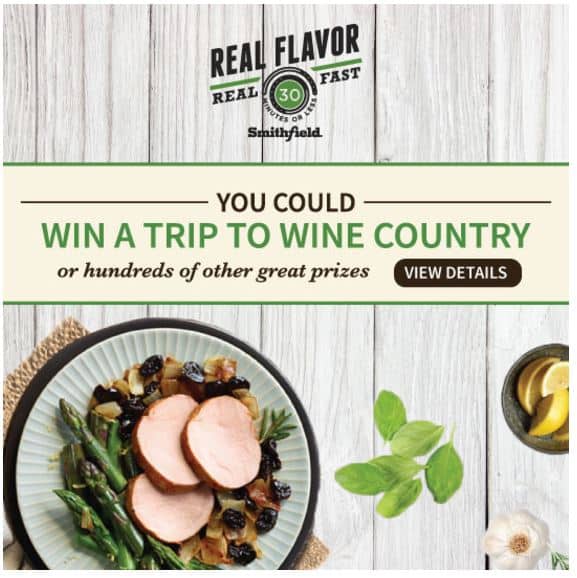 Win A Once In A lifetime Getaway Experience With Smithfield #RealFlavorRealFast #ad