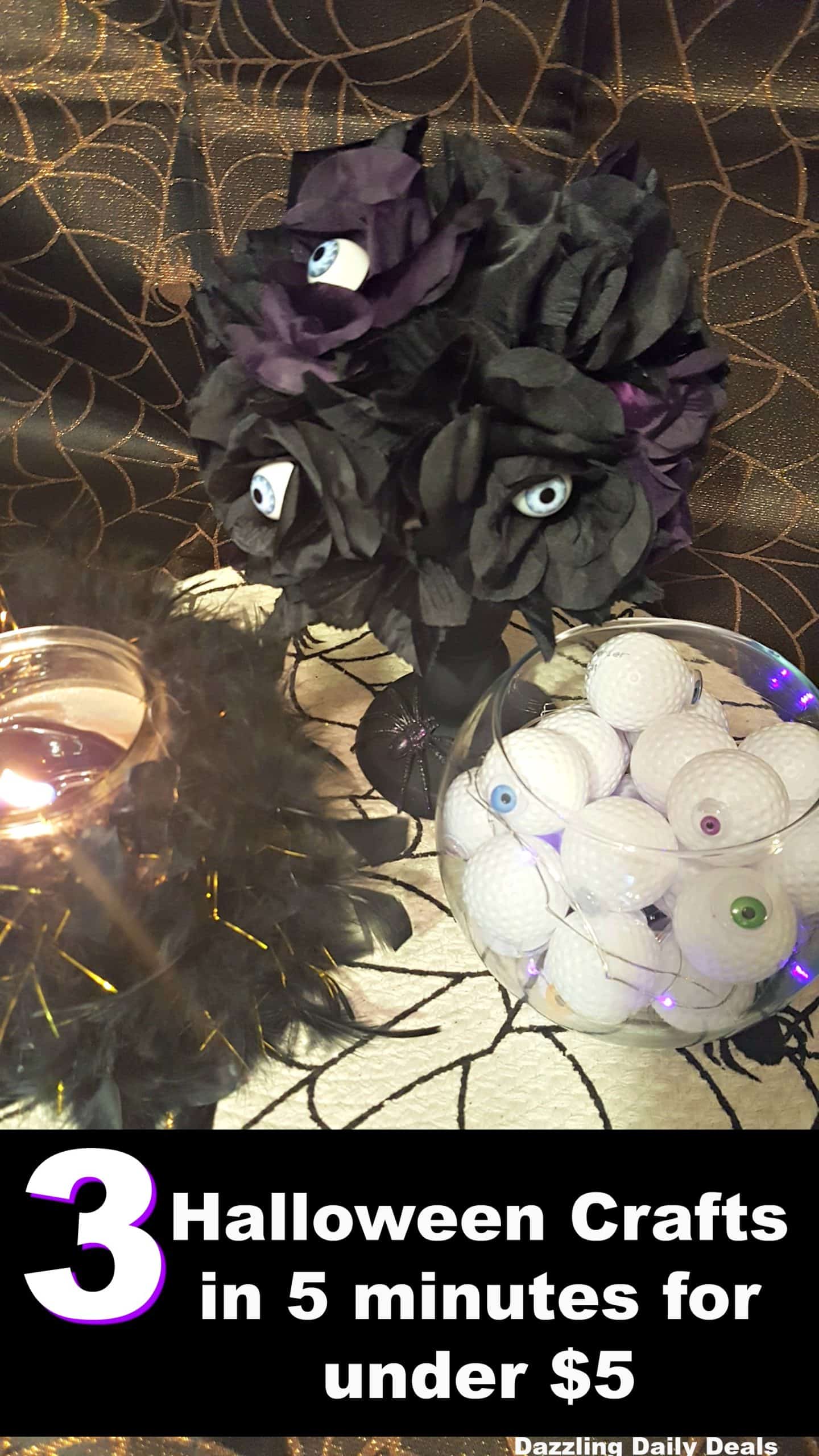 3 Easy Halloween Crafts You Can Make In 5 Minutes For Under $5 #WestcottCrafts #ad