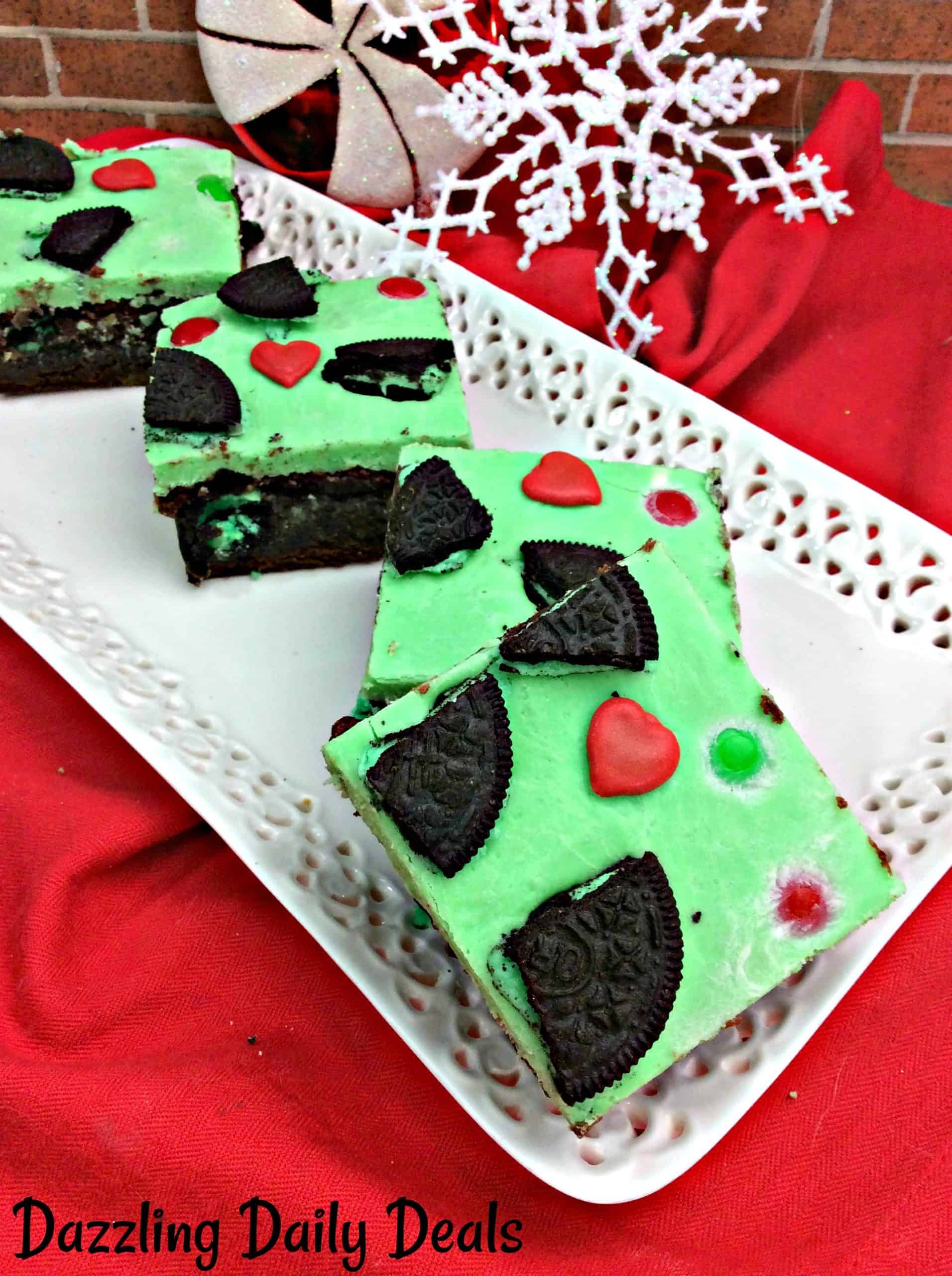 Easy Grinch Brownies #Recipe