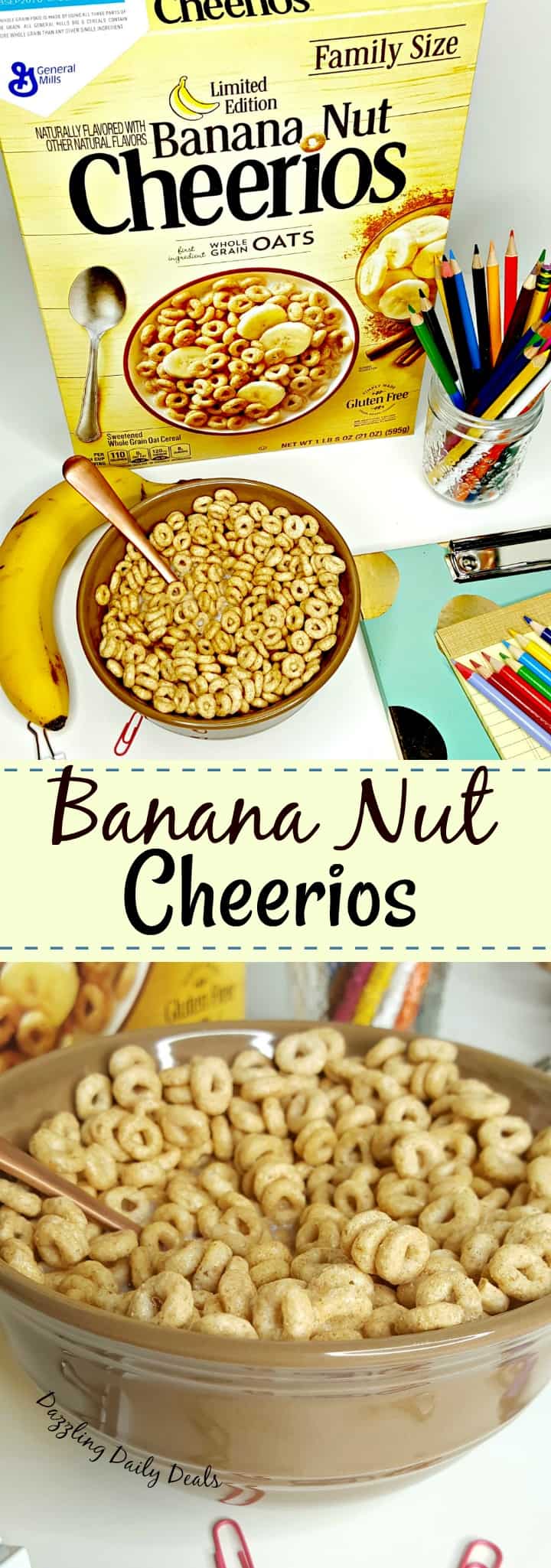 Start Back To School Off Right With General Mills Banana Nut Cheerios #AD #NewYearNewCereal cheerios nutrition