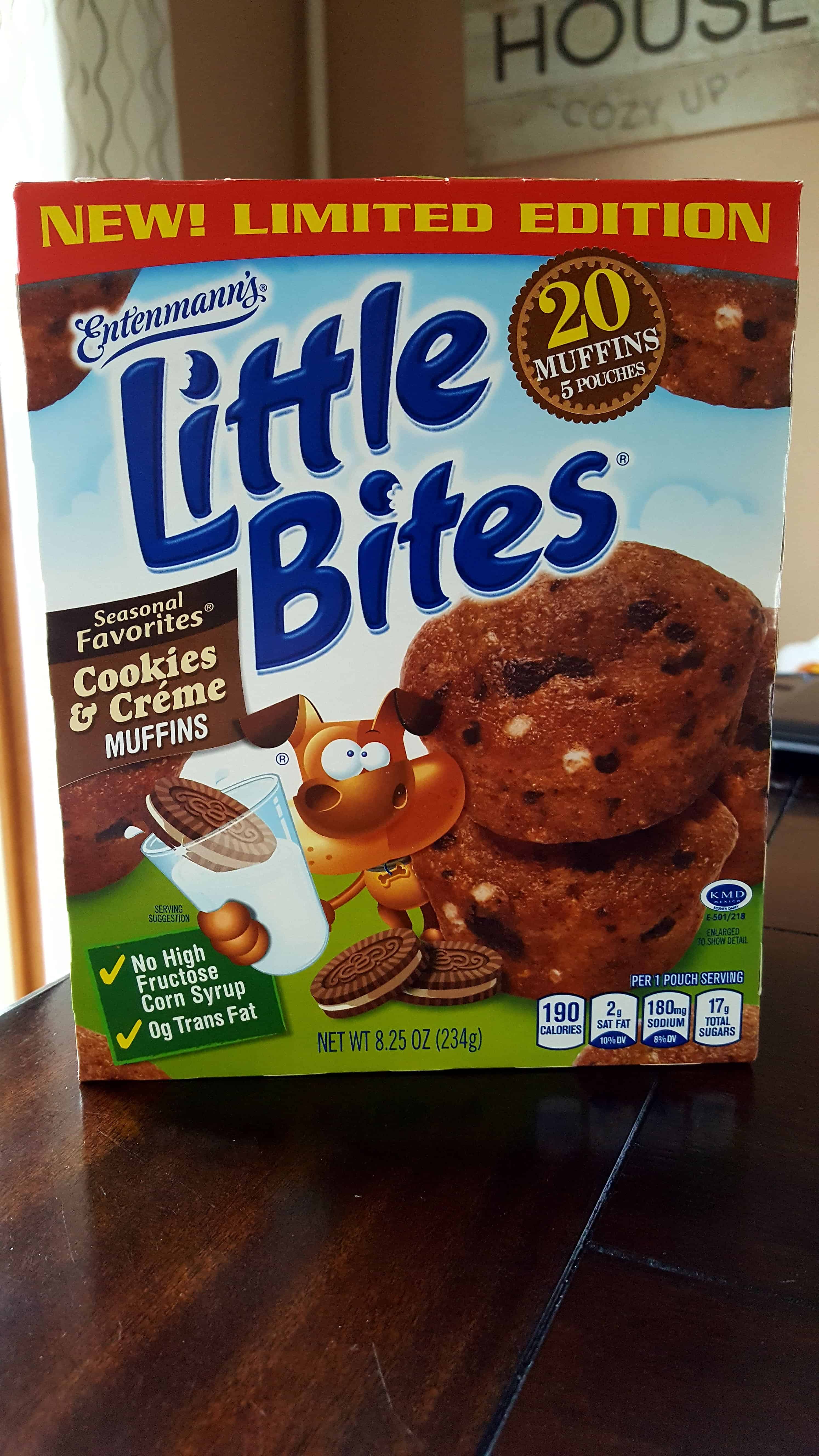 NEW! Entenmann’s® Little Bites® Cookies & Crème Muffins #AD #LoveLittleBites NEW! Entenmann’s® Little Bites® Cookies & Crème Muffins #AD #LoveLittleBites