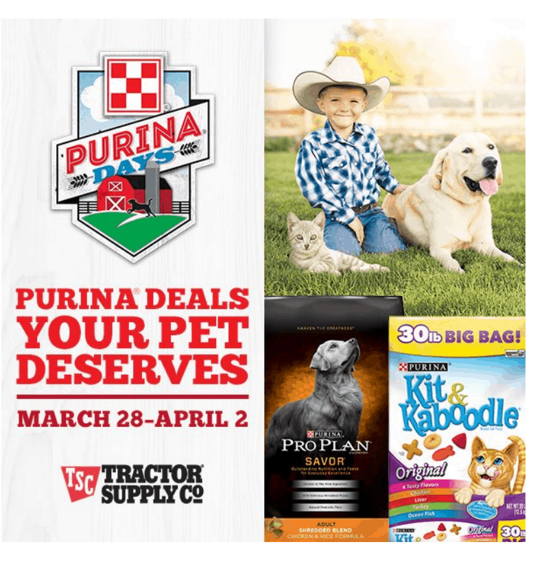 Stock Up On Purina Brand Items During Purina Days At Tractor Supply Co #PurinaDays2018 #AD