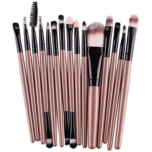 HOT 15 Piece Make-Up Brush Set For Under $3 #Amazon