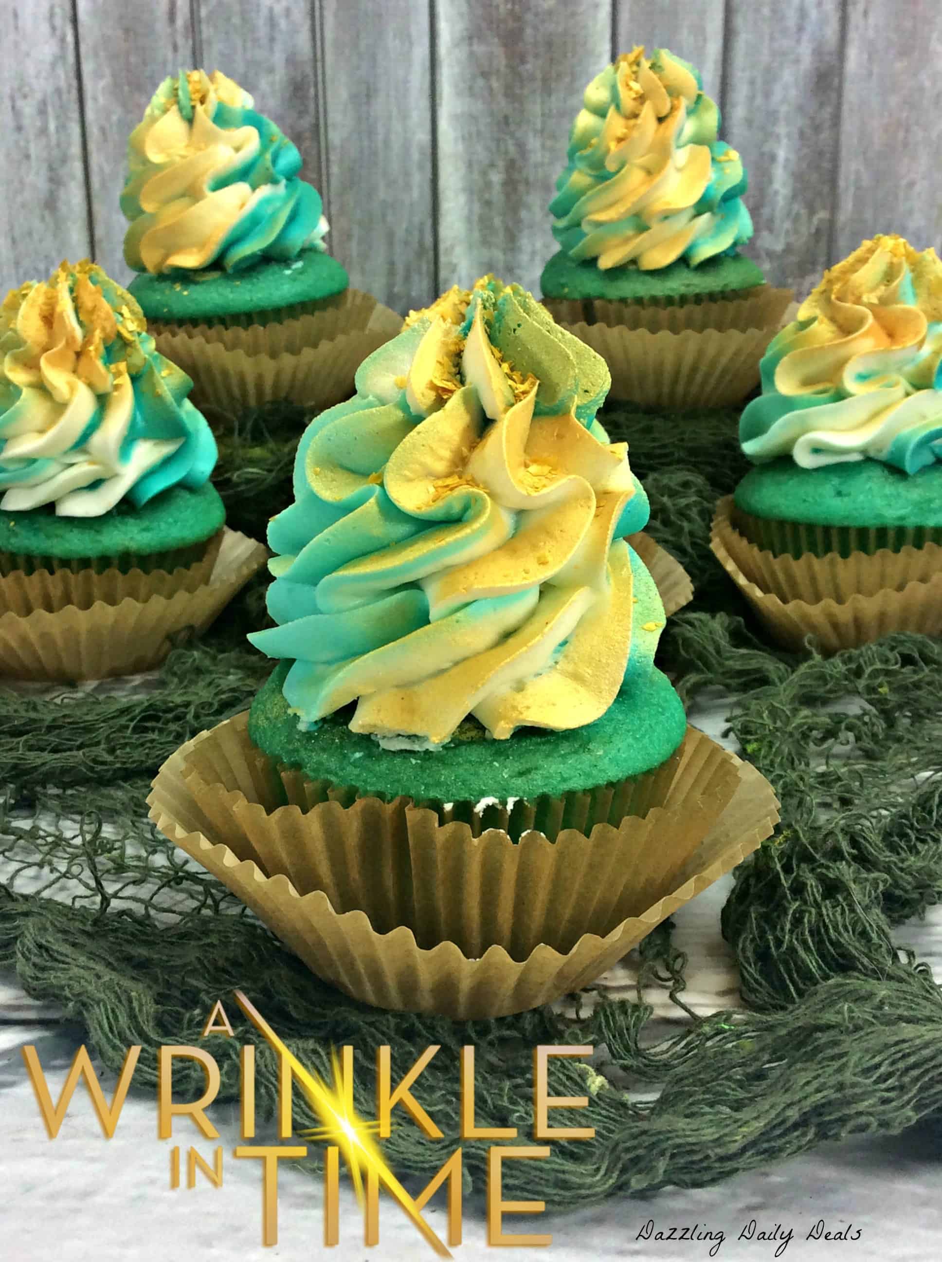 A Wrinkle In Time Disney Cupcakes Recipe #WrinkleInTime Wrinkle in time cupcakes