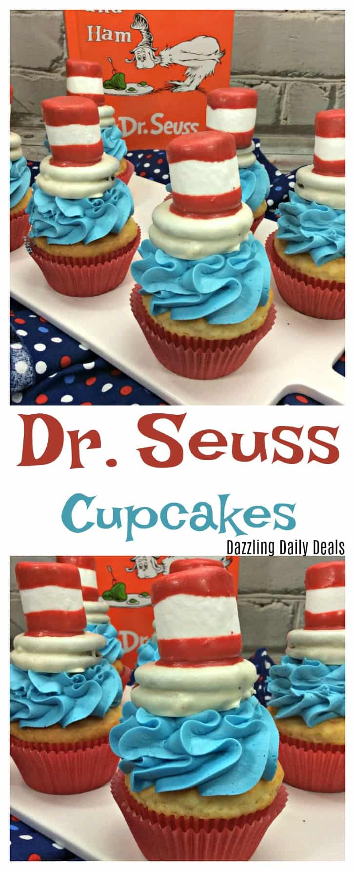 Dr Seuss Cupcakes #Recipe Dr. Seuss