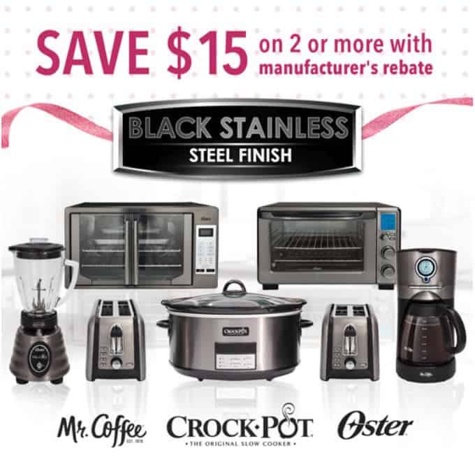 Save $15 On Two Or More Items In The Black Stainless Steel Suite #AD #SaveOnMothersDay