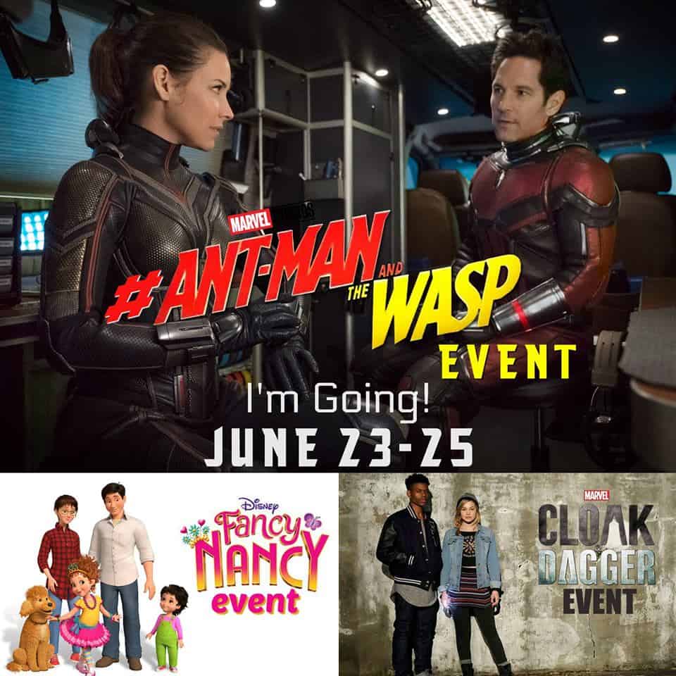 Ant-Man and The Wasp Press Junket In LA June 23rd-25th Itinerary #AntManAndTheWaspEvent, #CloakAndDaggerEvent #FancyNancyEvent