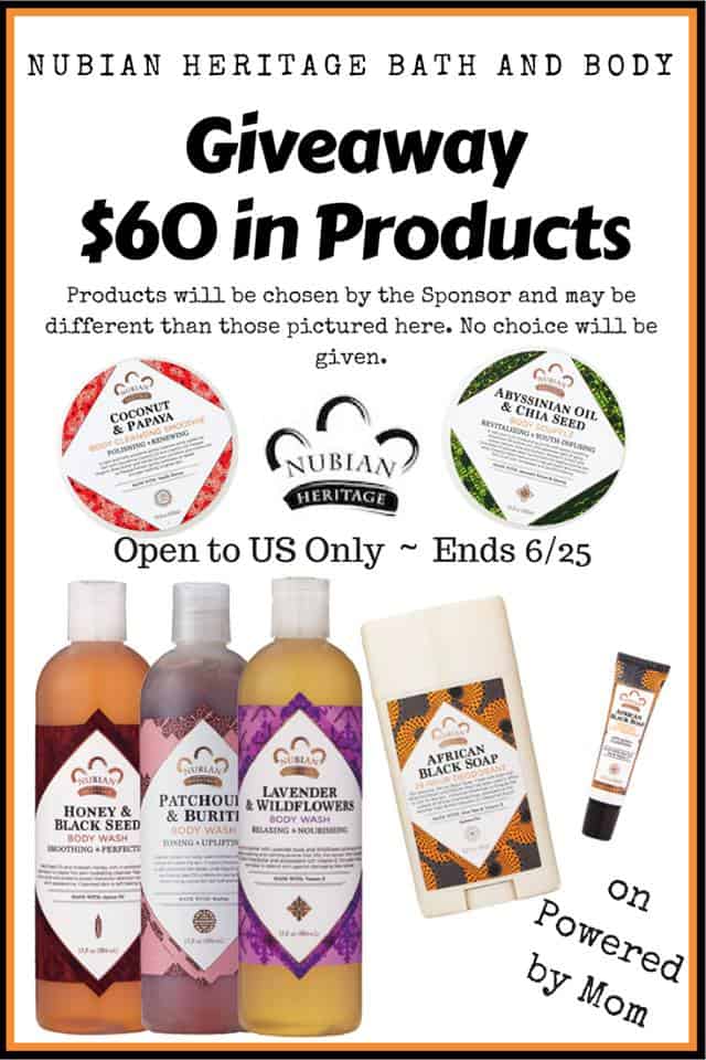 Nubian Heritage Bath & Body Collection #Giveaway Nubian Heritage Bath & Body Collection #Giveaway