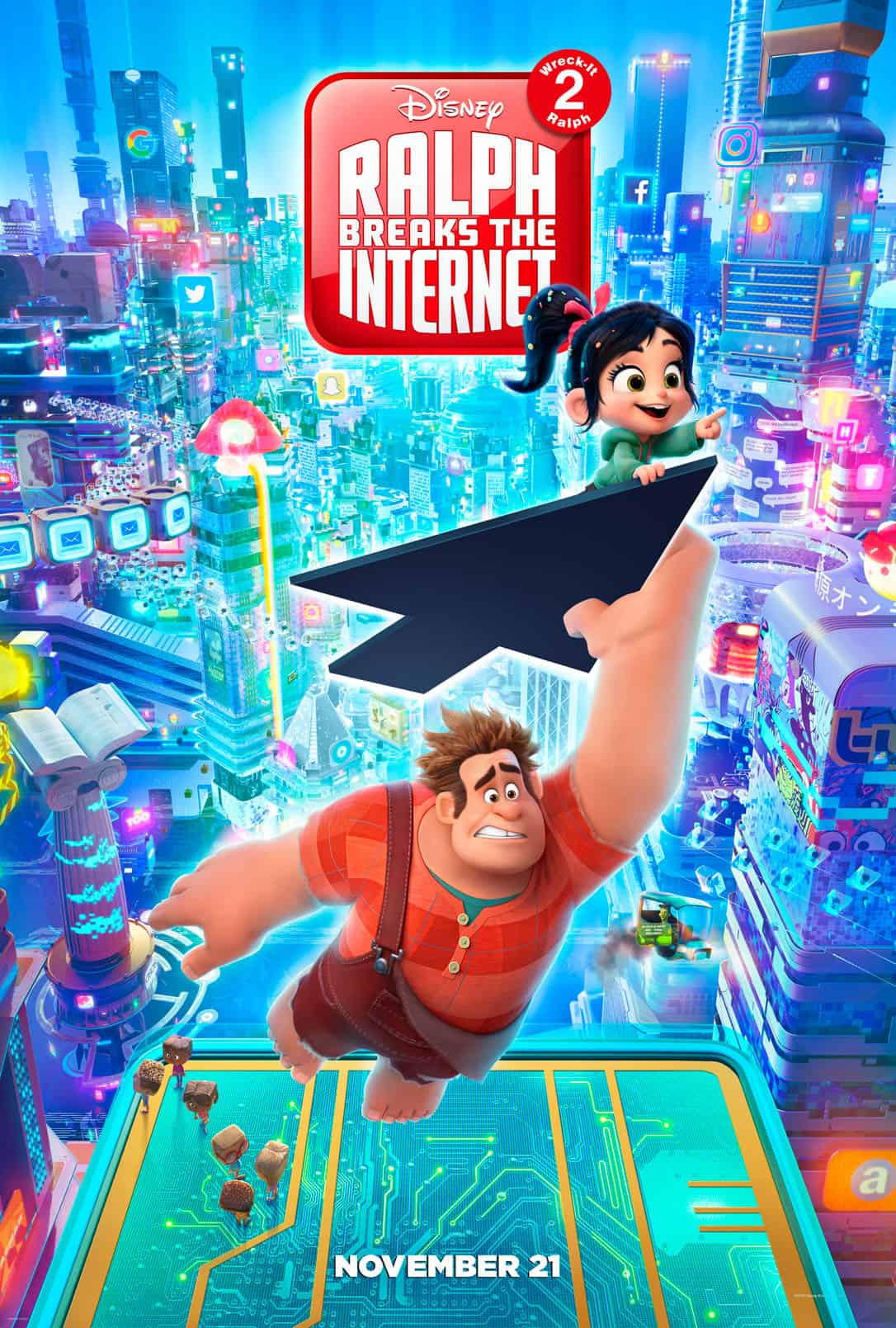 NEW Trailer For RALPH BREAKS THE INTERNET: WRECK-IT RALPH 2 #RalphBreaksTheInternet