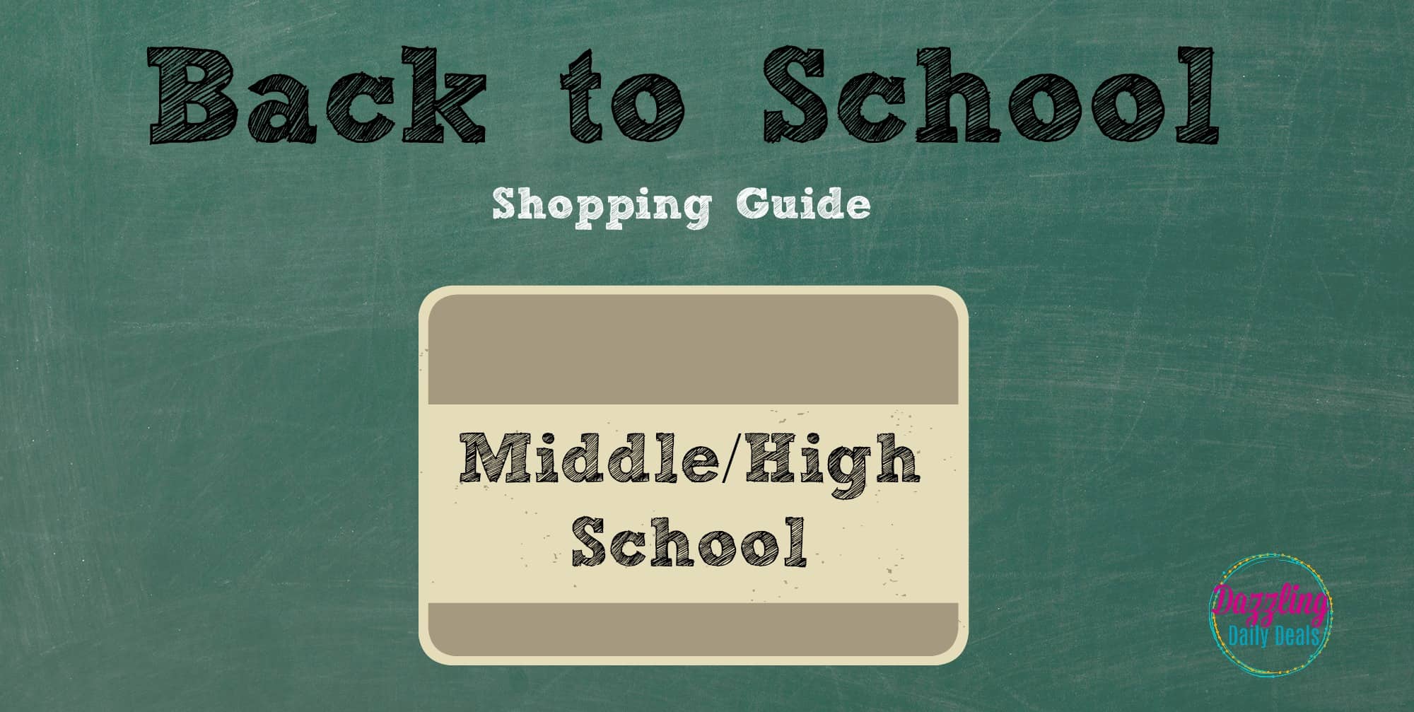 Back To School Shopping Guide for Elementary