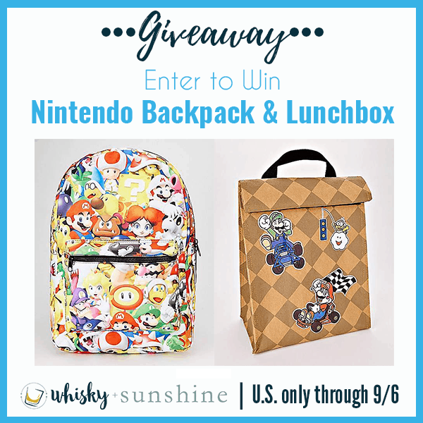 ENTER TO WIN A SUPER MARIO BACKPACK AND LUNCHBOX – #Giveaway