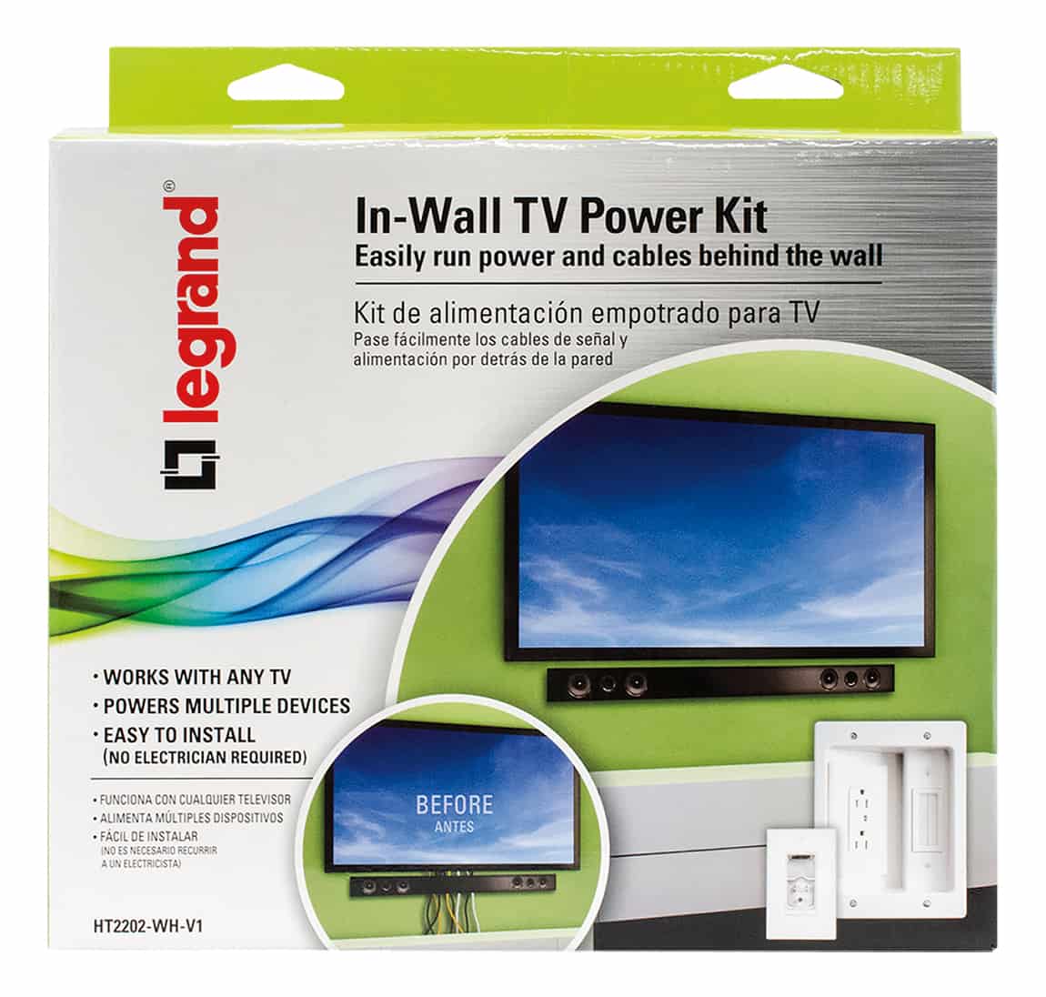 How To Hide Your Wall Mount Television Wires With The Legrand In-Wall TV Power Kit Found At Best Buy #ad How To Hide Your Wall Mount Television Wires With The Legrand In-Wall TV Power Kit Found At Best Buy #ad
