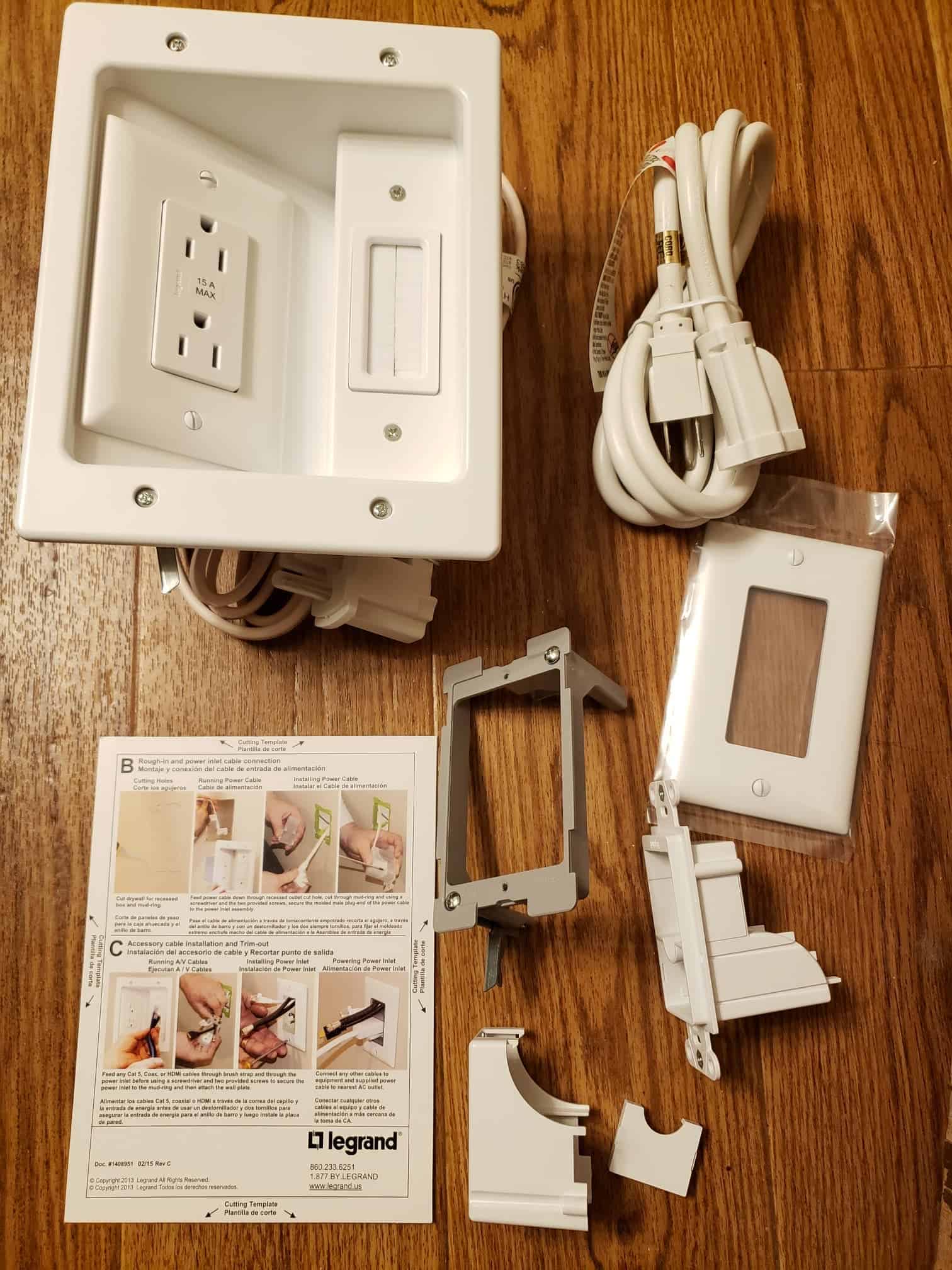 How To Hide Your Wall Mount Television Wires With The Legrand In-Wall TV Power Kit Found At Best Buy #ad How To Hide Your Wall Mount Television Wires With The Legrand In-Wall TV Power Kit Found At Best Buy #ad