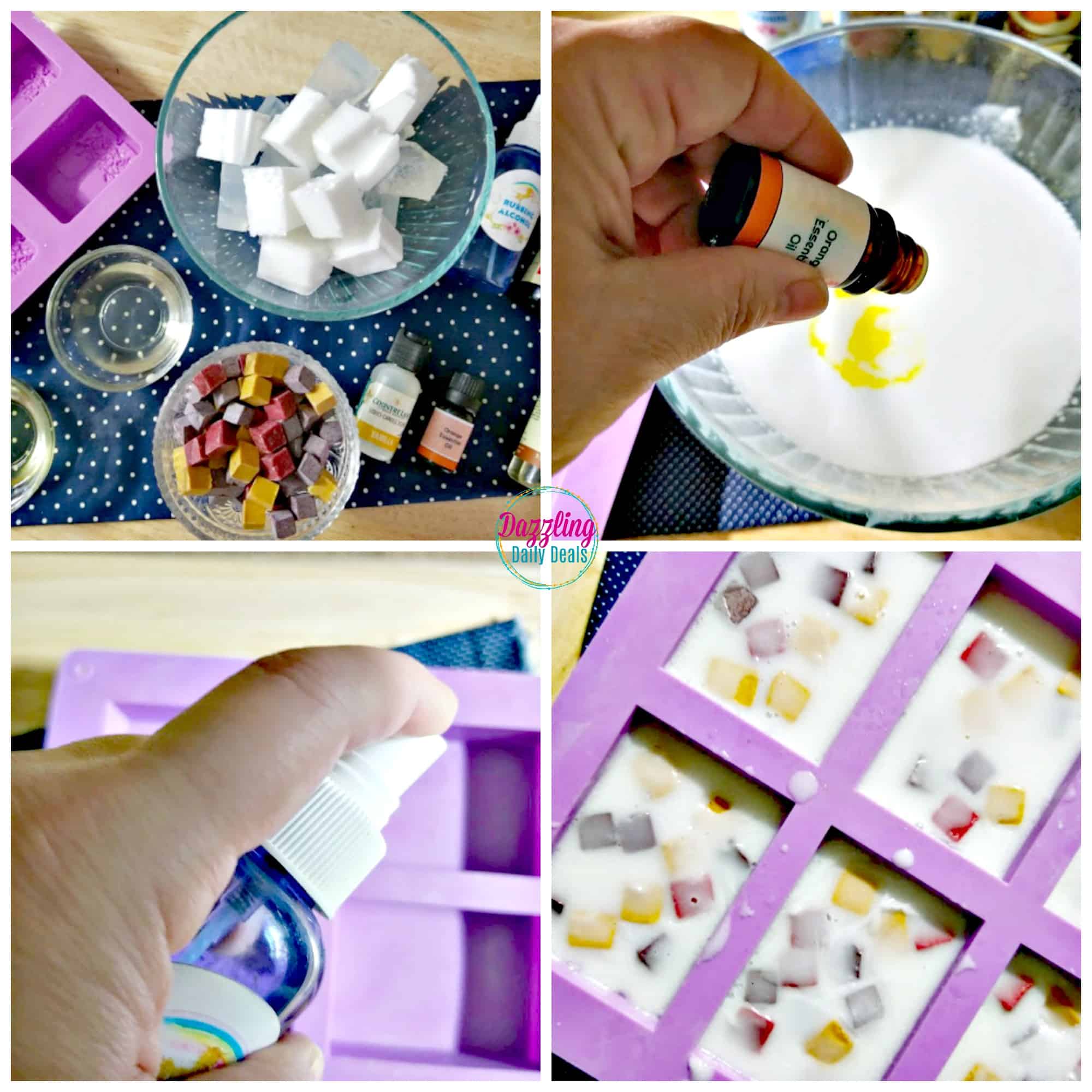 Handmade Orange and Vanilla Stained-Glass Soap Handmade Orange and Vanilla Stained-Glass Soap