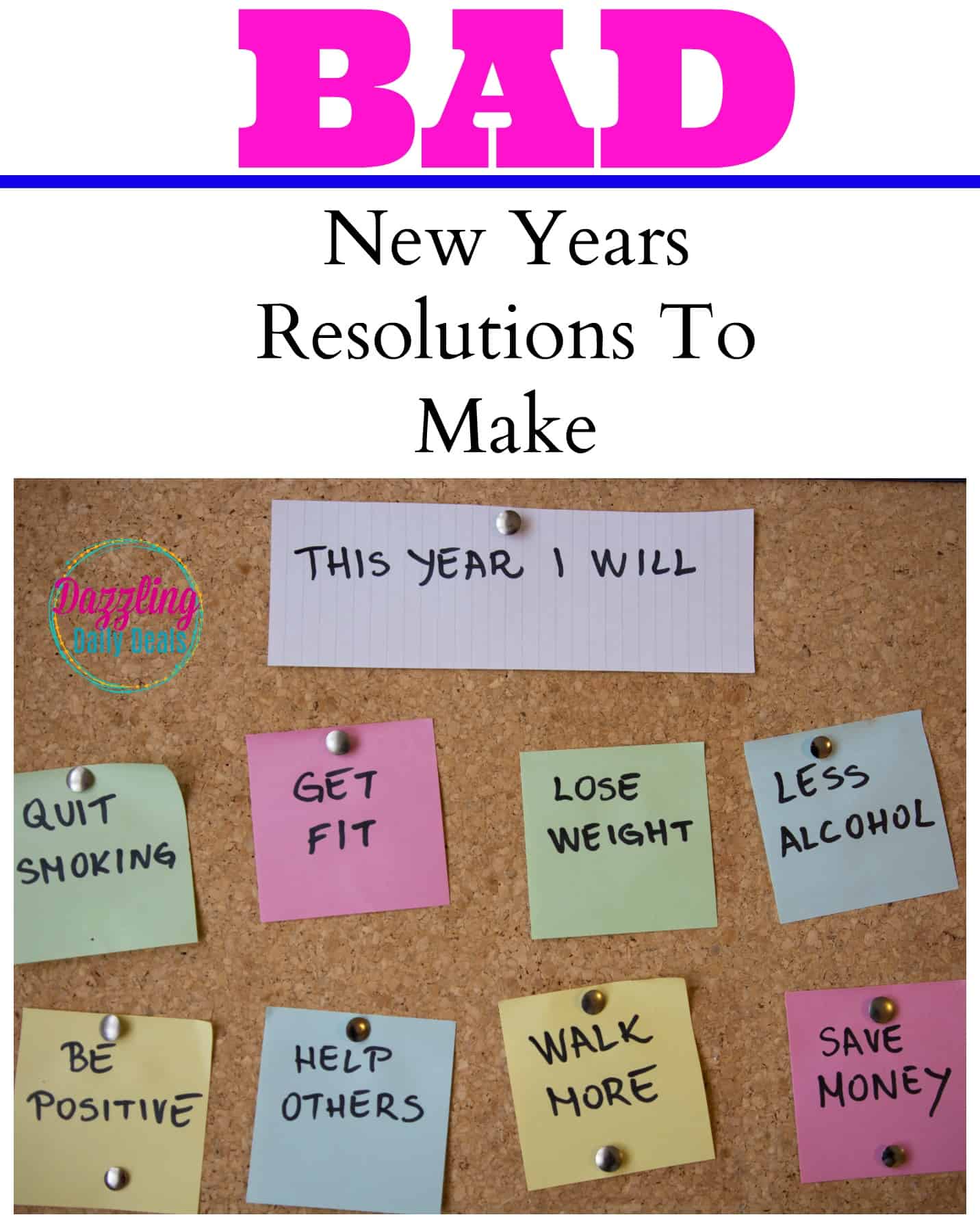 Bad New Years Resolutions To Make