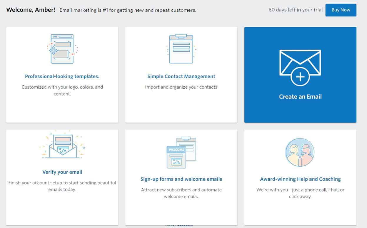 Try Constant Contact FREE For 60 Days