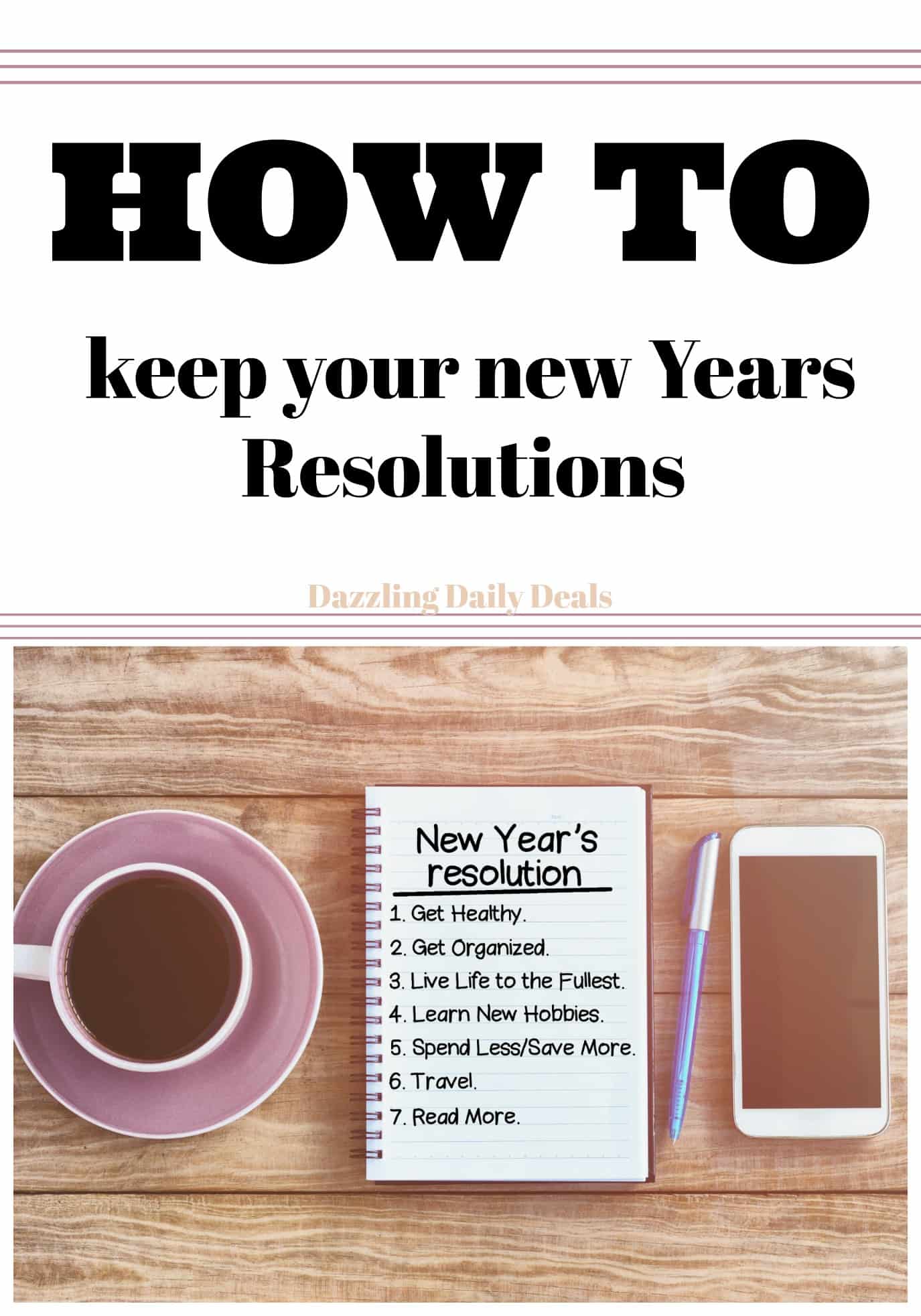 How to keep your new Years Resolutions