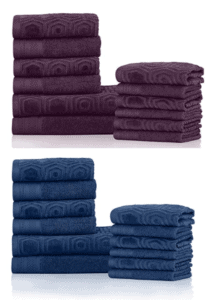 GREAT DEAL on 12pc Set of 100% Cotton Towels – 10 Color Options! GREAT DEAL on 12pc Set of 100% Cotton Towels – 10 Color Options!
