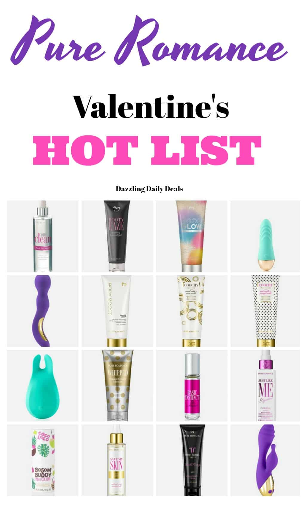 Valentine’s HOT LIST With Pure Romance Valentine’s HOT LIST With Pure Romance