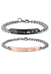 Last Minute Valentine’s Gift Idea! Great Price on Stainless Steel Couple Bracelets! Last Minute Valentine’s Gift Idea! Great Price on Stainless Steel Couple Bracelets!