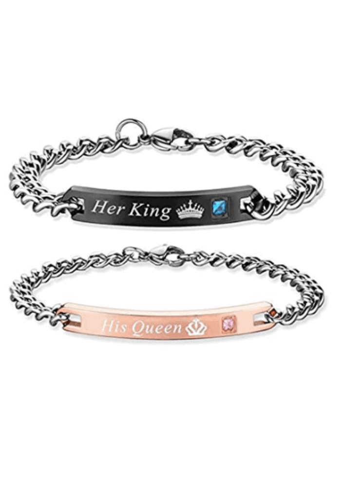 Last Minute Valentine’s Gift Idea! Great Price on Stainless Steel Couple Bracelets!