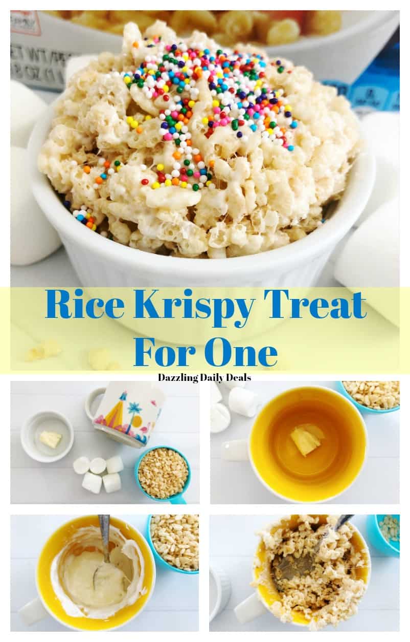 Rice Krispy Treat For One Recipe Rice Krispy Treat For One