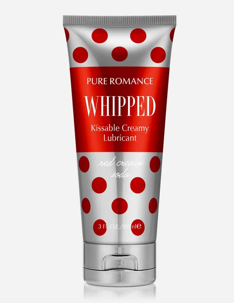 Pure Romance Hot And New List For Summer Whipped Red Cream Soda Creamy Lubricant