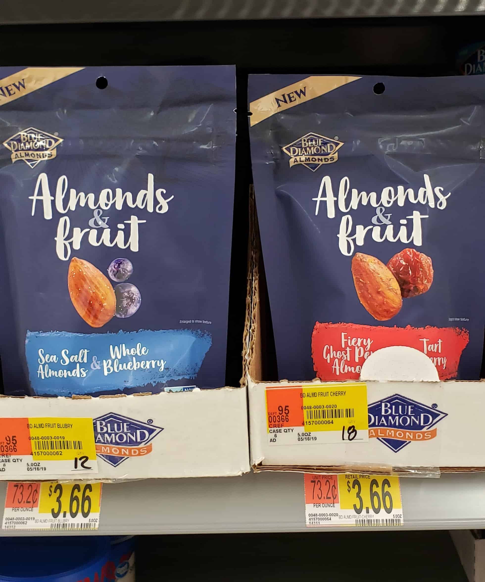 Blue Diamond Sea Salt & Whole Blueberry and Fiery Ghost Pepper & Tart Cherry at Walmart- With Ibotta Savings #ad Blue Diamond Sea Salt & Whole Blueberry and Fiery Ghost Pepper & Tart Cherry at Walmart- With Ibotta Savings #ad