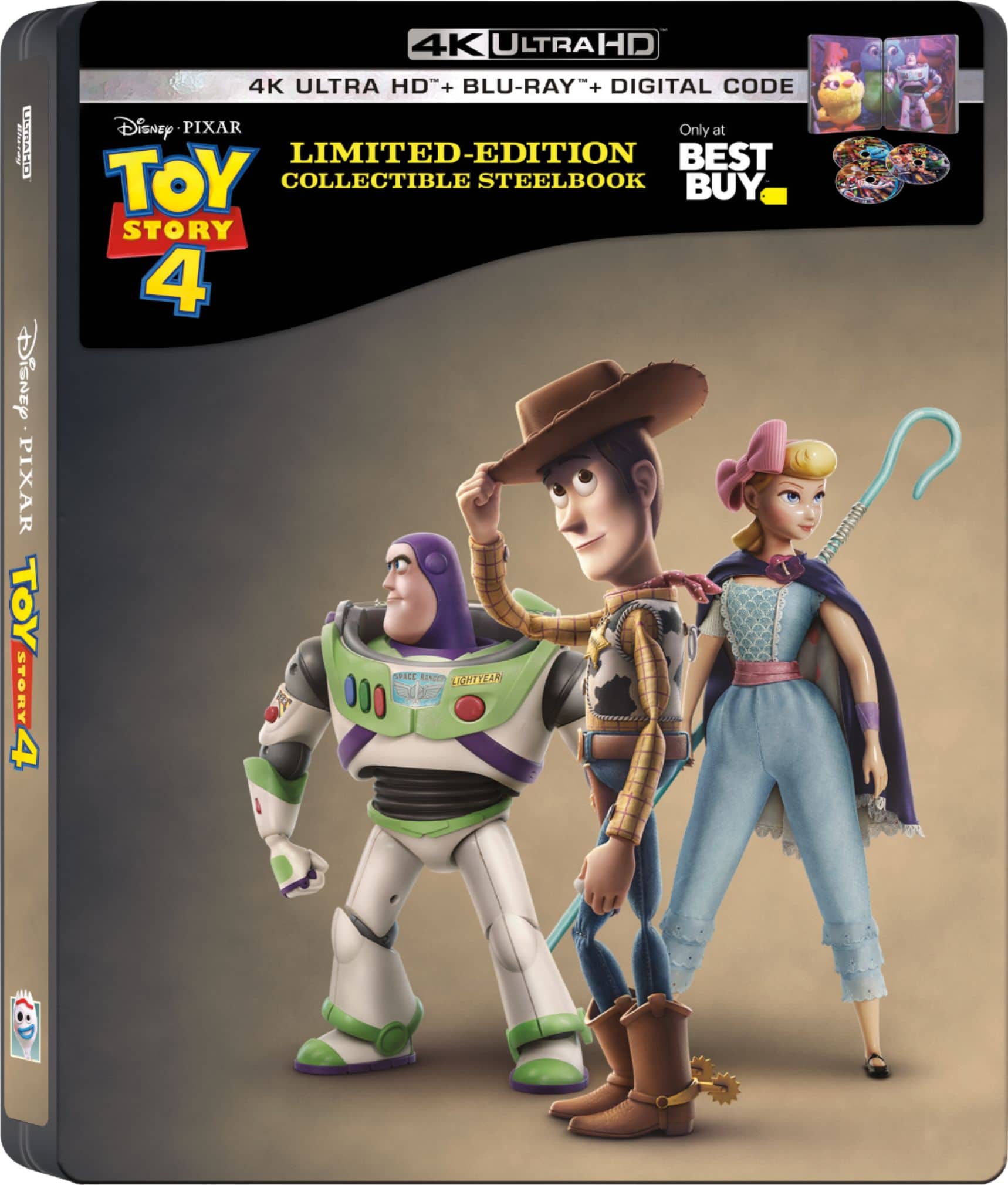 Pre-Order Toy Story 4 4K Blu-Ray Collectible SteelBook Available Only At Best Buy #ad #ToyStory4