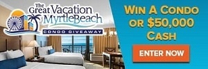 The Great Myrtle Beach Condo Giveaway #sweepstakes