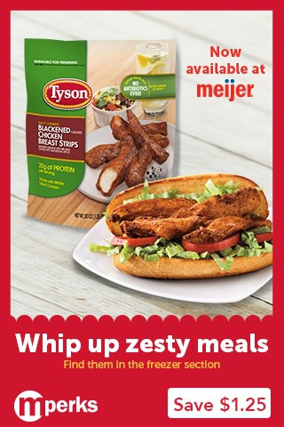 High Value Savings On Tyson At Meijer #ad #TysonBlackenedChickenStripsAtMeijer