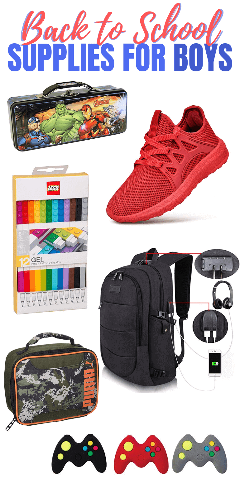 Fun Back To School Supplies For Boys