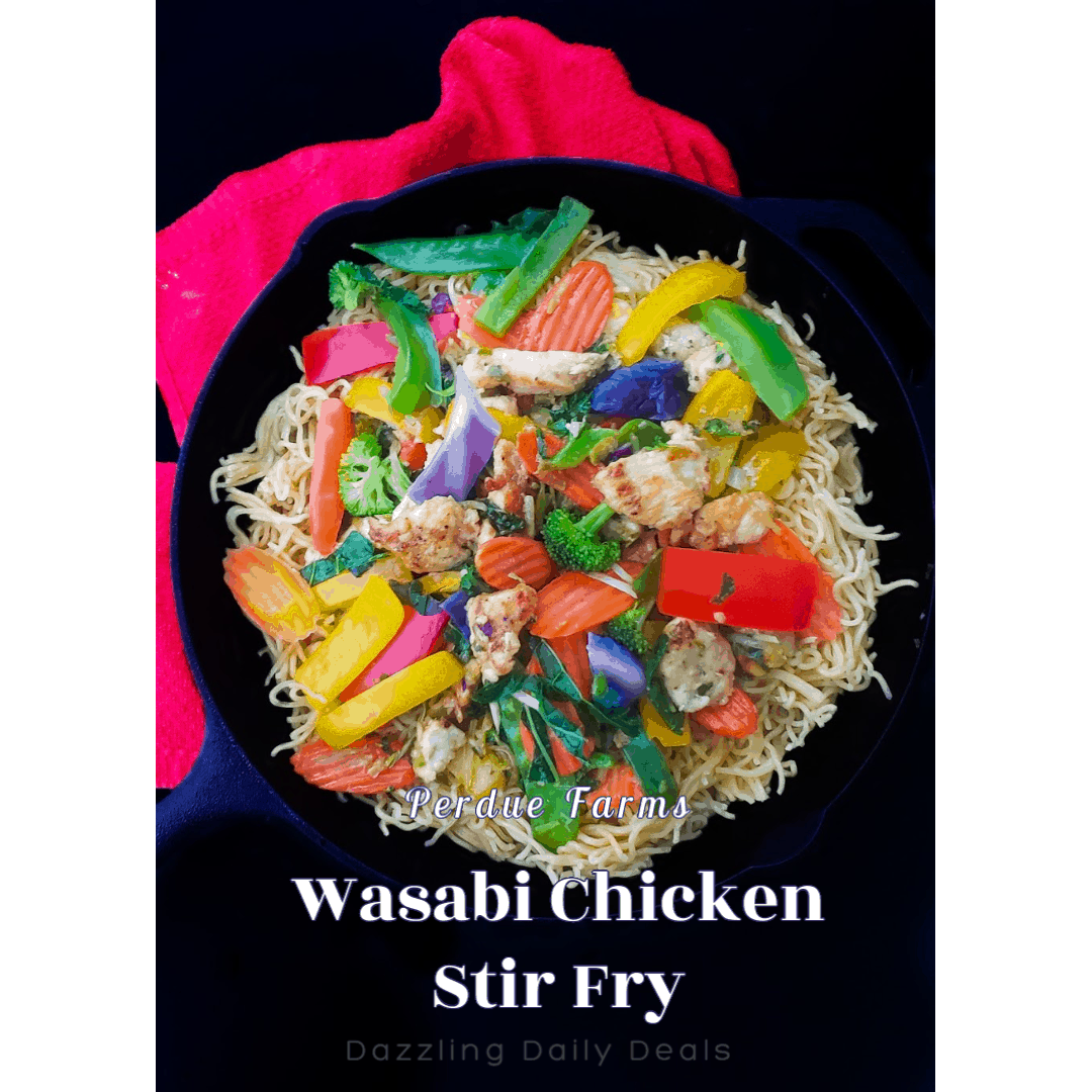 Wasabi Chicken Stir Fry With Perdue Farms Chicken wasabi Chicken Stir Fry