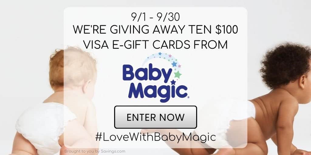 Enter to win a $100 Visa Gift Card #LOVEWITHBABYMAGIC