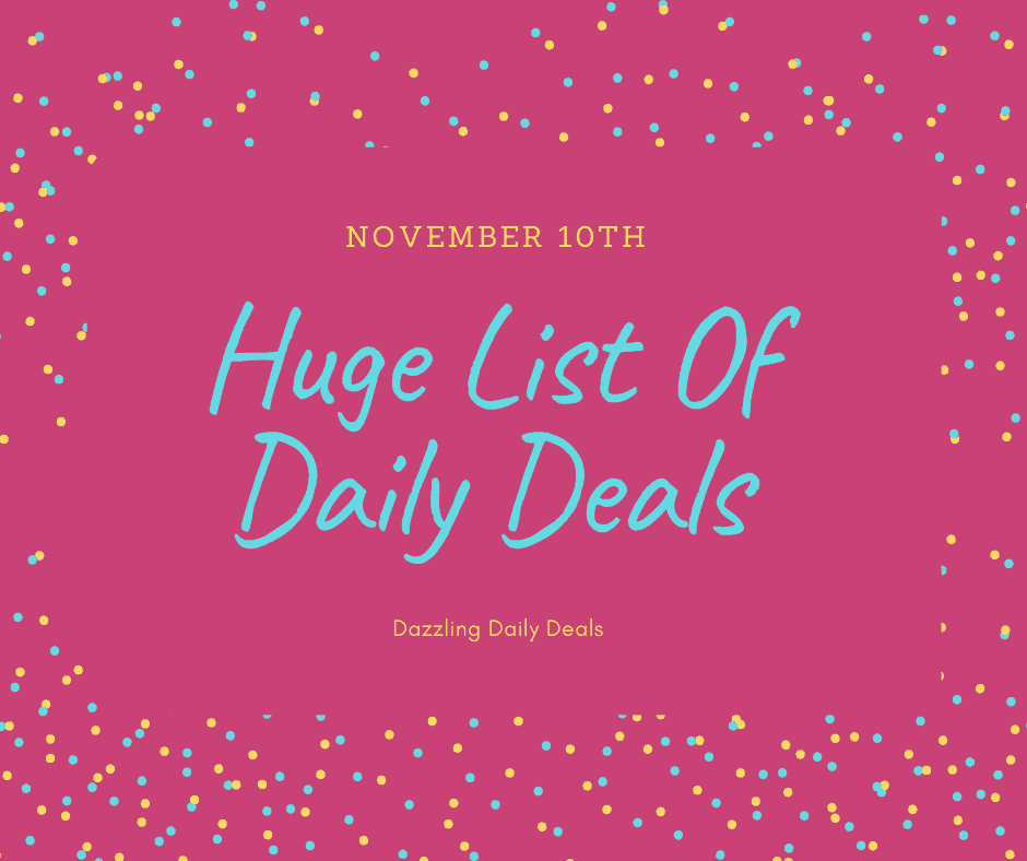 Huge List Of Daily Deals For 10/29