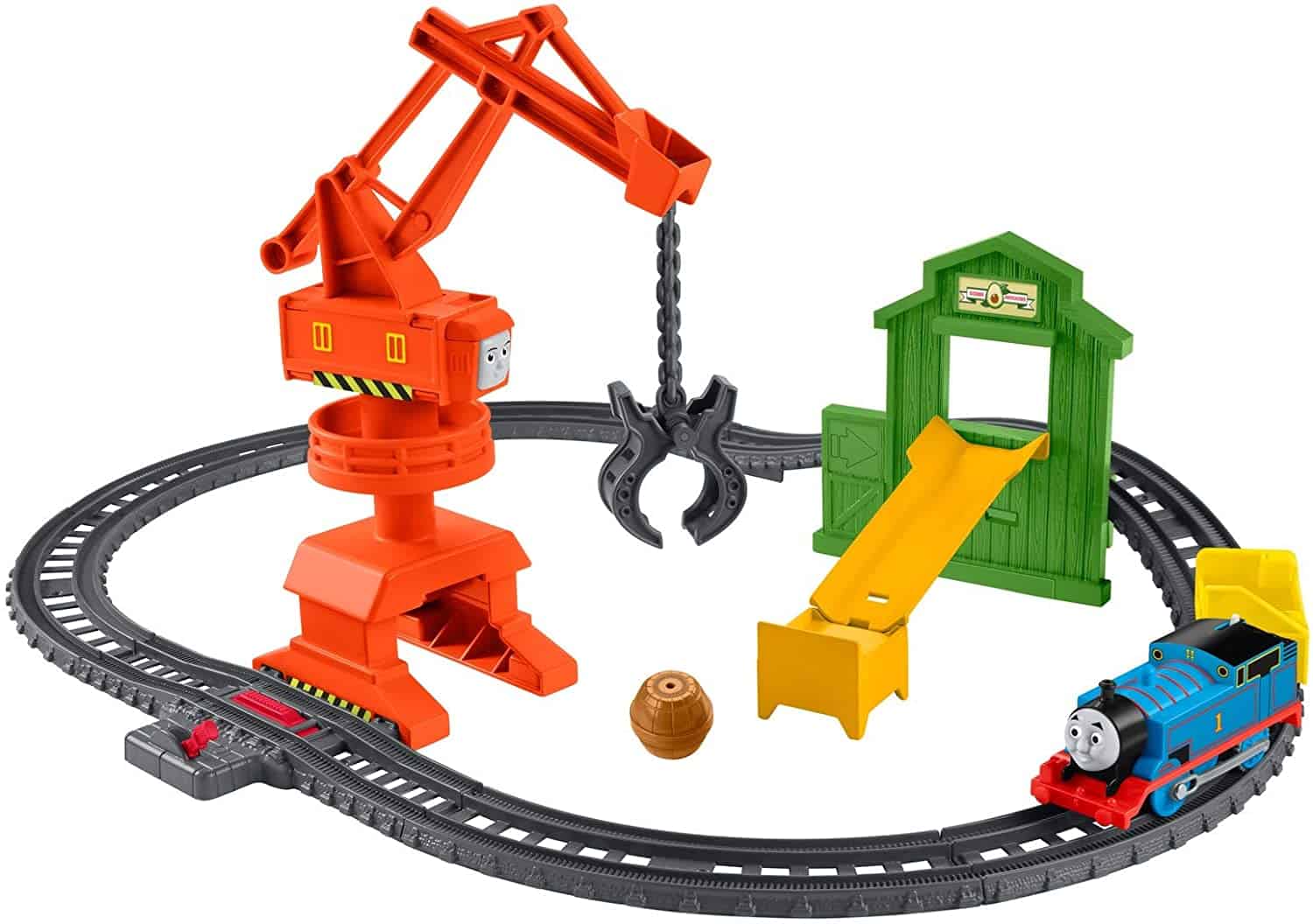 Thomas & Friends Cassia Crane & Cargo Toy Train Set