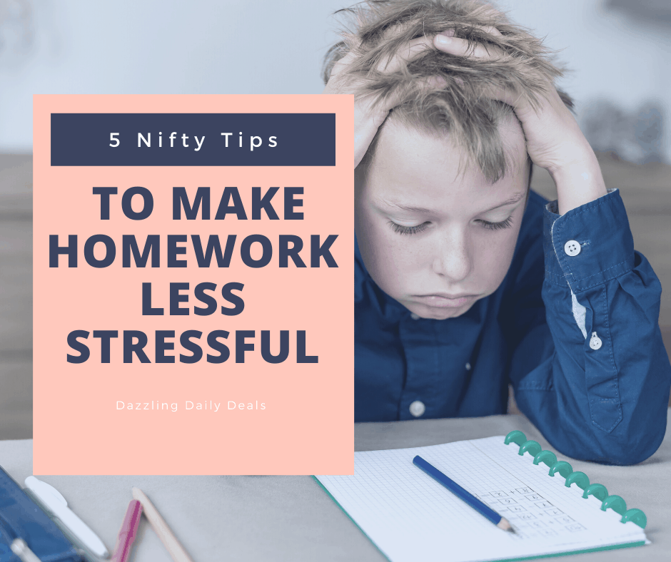 5 Nifty Tips to Make Homework Less Stressful