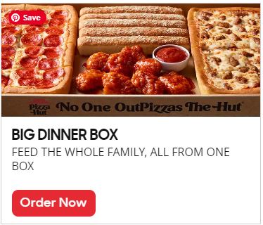 Pizza Hut Coupon Codes
