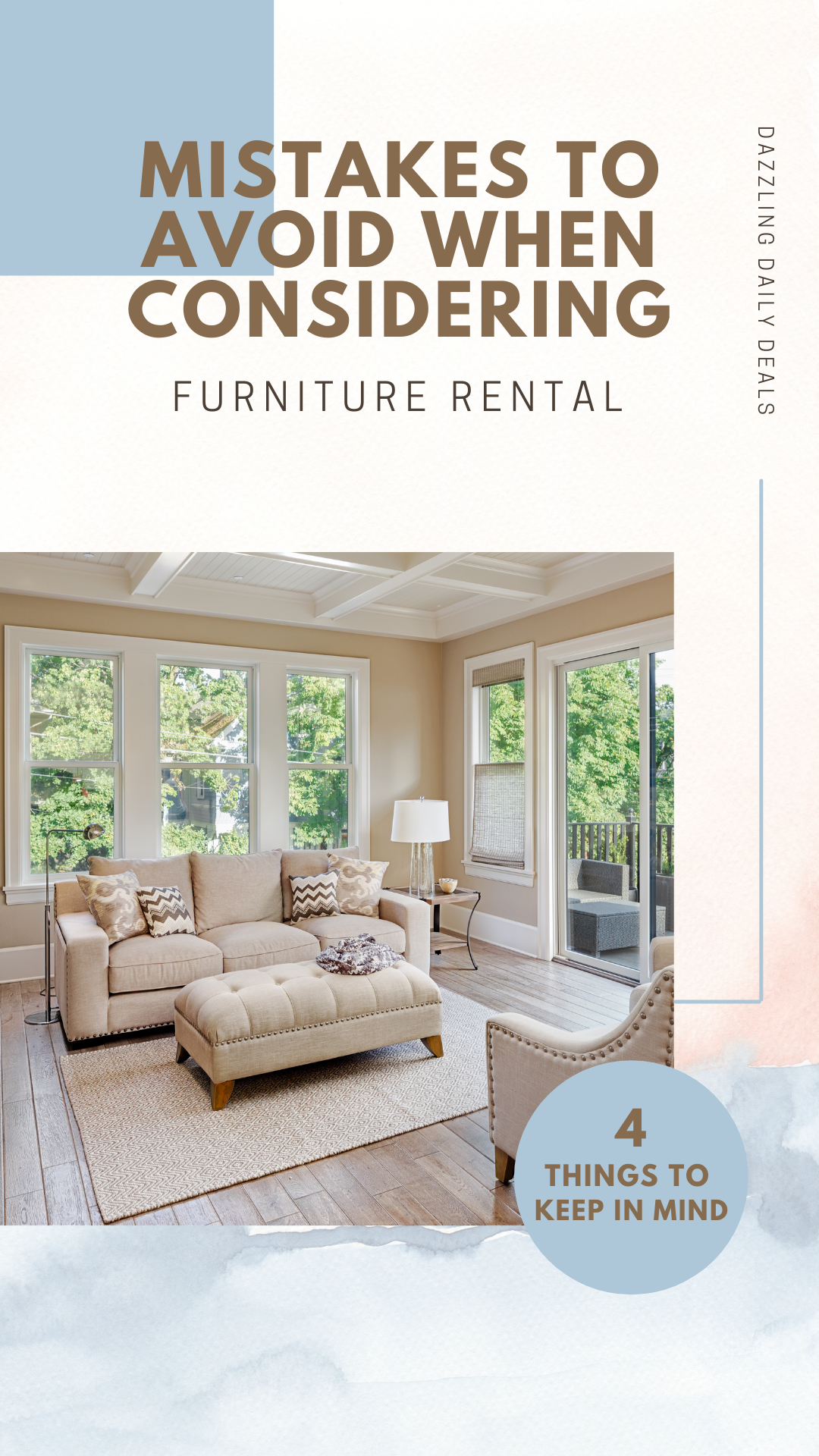 Mistakes to Avoid When Considering Furniture Rental