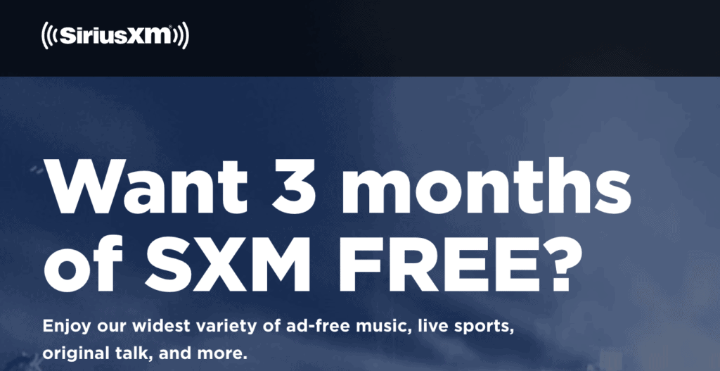 Unleash the Power of Music: Get 3 Months of SiriusXM for FREE – No Credit Card Needed! Unleash the Power of Music: Get 3 Months of SiriusXM for FREE – No Credit Card Needed!