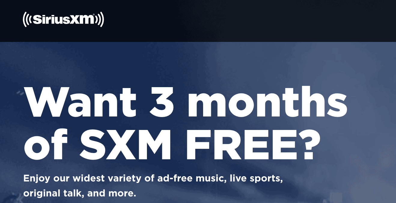 Unleash the Power of Music: Get 3 Months of SiriusXM for FREE – No Credit Card Needed!